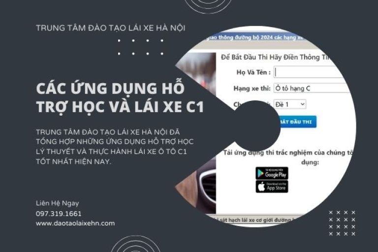 Các Ứng Dụng Hỗ Trợ Học Và Lái Xe C1