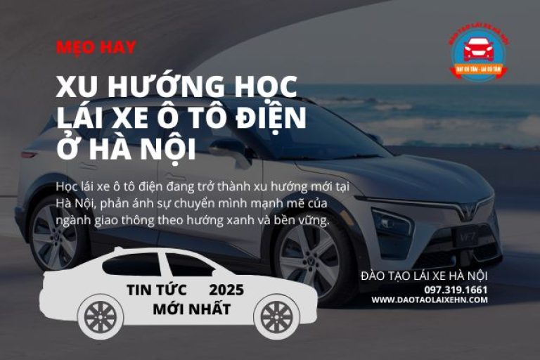 Xu Hướng Học Lái Xe Ô Tô Điện Ở Hà Nội