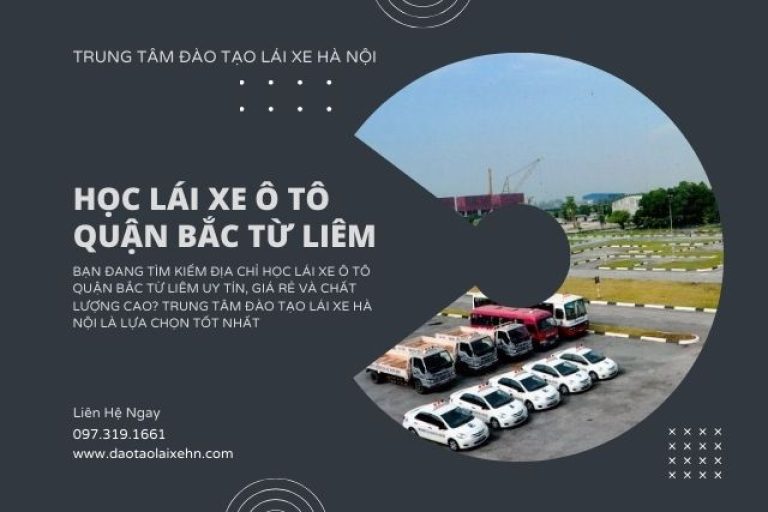 Học Lái Xe Ô Tô Quận Bắc Từ Liêm