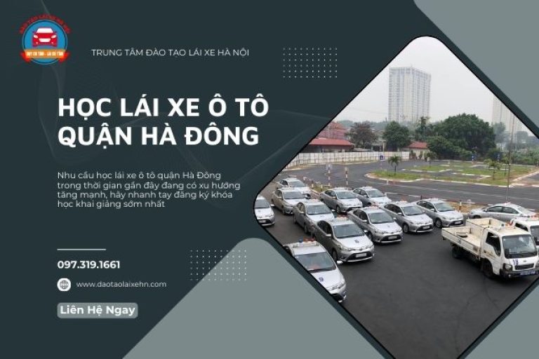Học Lái Xe Ô Tô Quận Hà Đông