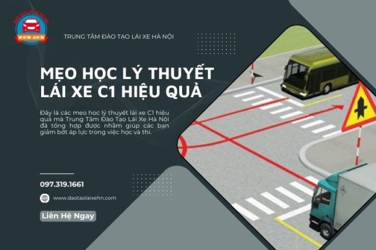 Mẹo Học Lý Thuyết Lái Xe C1 Hiệu Quả